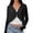 Black, variant on Cardigans for Women Cover up Swimsuits Summer Long Sleeve Fashion Sheer Chiffon Cardigan Thin Shawl Top Coat