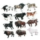 thumbnail image 5 of 12 piezas de mini modelos de vacas perfecl Figuras de animales de simulación Juguetes educativos PVC, 5 of 8