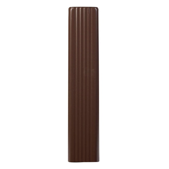 2507519 Downspout Extension, Brown Aluminum, 2 x 3 x 15-In. - Quantity 24