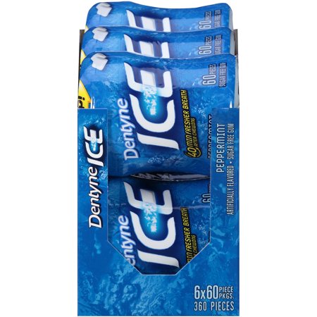 (Price/Case)Ice Gum Peppermint Bottle 4-6-.041 Pound
