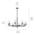 thumbnail image 5 of Kichler Lighting - Velestino - 8 Light Chandelier-23.25 Inches Tall and 40.25, 5 of 6