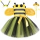 thumbnail image 3 of Vestido de tutú de abeja pequeña para niñas, disfraz de Halloween, flores de tul, disfraz de hada abeja para fiesta de vacaciones para niños, 3 of 5