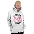 thumbnail image 5 of This Rack Fights Back Breast Cancer Hoodie Sweatshirt Women Brisco Brands X, 5 of 6