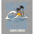 thumbnail image 4 of Gulf of Mexico Always & Forever Youth Heather Gray Crew Neck Short Sleeve Tee-XS, 4 of 4