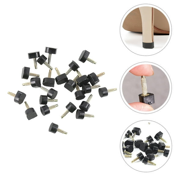 NICEXMAS Shoe Heel Cover For Women TPU Wear Resistant 30 Pairs Golden