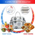 thumbnail image 4 of Blue Christmas Snowflake Pattern Womens Lunch Box for Work,Insulated Large Lunch Bag for Tween and Teen,Loncheras Para Mujer,Leakproof Adult Lunch Bag for Work,Beach,Travel,Picnic,Camping, 4 of 7