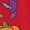 RED, variant on Garfield - Happy Halloween Icons - Men's Long Sleeve T-Shirt