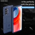 thumbnail image 3 of Slim fit Phone Case for Motorola G Stylus 2022 4G,Rugged Shield Slim Case with Military Grade Shockproof,Drop-Tested and Camera Lens Protection Cover for Moto G Stylus 2022 4G HD Blue, 3 of 8