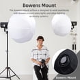 thumbnail image 4 of 40cm/15.7in Quick Release Lantern Softbox Professional Bowens Mount Softbox Inflatable Easy Installation with Air Pump USB Cable for Photography Studio Photography Portrait Live Stream, 4 of 7