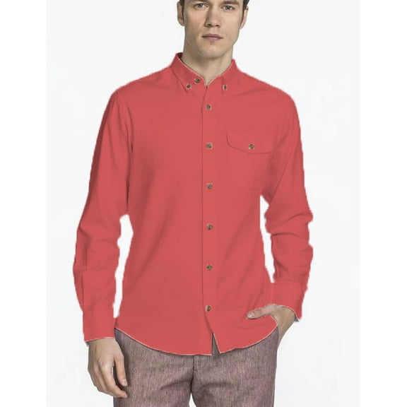 GANT Cardinal Red Twill Button Down Shirt 3014130 Size Medium