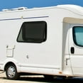 thumbnail image 4 of Robust RV Caravan Hinged Window, Black Aluminum, 3.2mm Tempered Glass, Manual Open, Suitable for Trailers and Pickup Trucks, 30*22in, 4 of 5