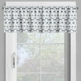 thumbnail image 4 of Ambesonne Navy Valance & Curtain, Anchor Starfish Sea Life, 55"x45", Navy and White, 4 of 6