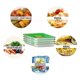 thumbnail image 1 of Bandeja de conservación de alimentos Platos de almacenamiento de alimentos frescos de plástico Contenedor (Verde) Wdftyju Libre de BPA, 1 of 3