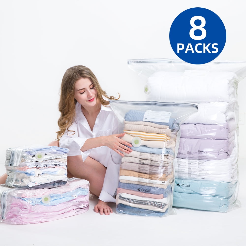Vacuum Storage Bags 10pcs Large Space Saver Bags for Bedding Comforters  Blankets Clothes Pillows Travel Vaccum Seal Bag  Walmartcom