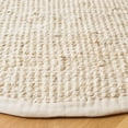 thumbnail image 4 of SAFAVIEH Natural Fiber Milica Solid Area Rug, Ivory, 4' x 4' Round - Scandinavian Design, Ivory, Jute, Hand Woven Pattern, Ideal for Entryway, Kitchen, Living Room, Office, 4 of 11