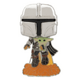 thumbnail image 2 of POP! Pins: SE Star Wars, The Mandalorian w/ Grogu, 2 of 4