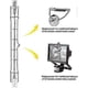 thumbnail image 3 of Pack of 5 R7S Halogen Bulb 118mm 100W 230V, R7S Halogen Rod 118mm, R7S Halogen Bulb Dimmable Halogen Rod Lamp for Building Spotlight, Work Landscape L, 3 of 5