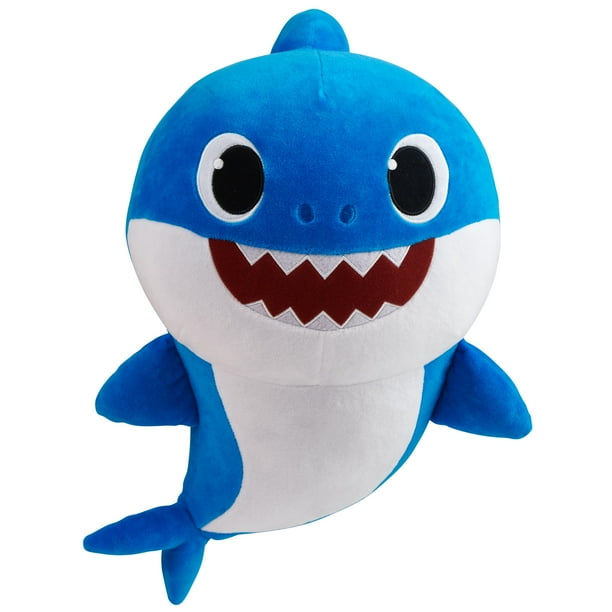 Pinkfong Baby Shark Official 18 Inch Plush Daddy Shark By Wowwee Walmart Com Walmart Com