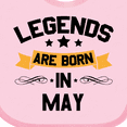 thumbnail image 4 of Inktastic legends are born in may Boys or Girls Baby Bib, 4 of 4