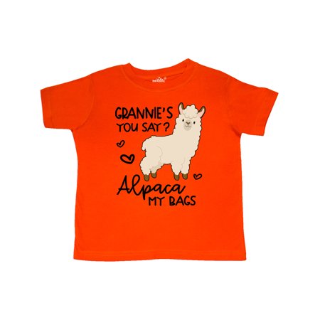 

Inktastic Grannie s You Say Alpaca My Bags Gift Toddler Boy or Toddler Girl T-Shirt