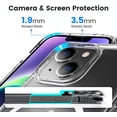 thumbnail image 4 of for iPhone 14 Case for iPhone 13 Case  Clear Shockproof Bumpers Cover, 4 of 16