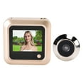 thumbnail image 2 of Brrnoo Digital Door Viewer,2.4in Video Peephole Door Viewer Wired 145 Wide Angle HD Antitheft Gold For Household,Video, 2 of 8