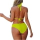 thumbnail image 5 of Traje de baño para mujer, estilo bikini de Europa y América, con efecto lavado, para mujer., 5 of 6