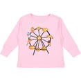 thumbnail image 3 of Inktastic Ferris Wheel with Snacks Boys or Girls Long Sleeve Toddler T-Shirt, 3 of 5