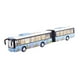 thumbnail image 2 of Autobús urbano de juguete coleccionable para niños, ideal para fiestas infantiles. Vehículo de aleación con mecanismo de retroceso. Perfecto para cumpleaños. Azul, 2 of 9