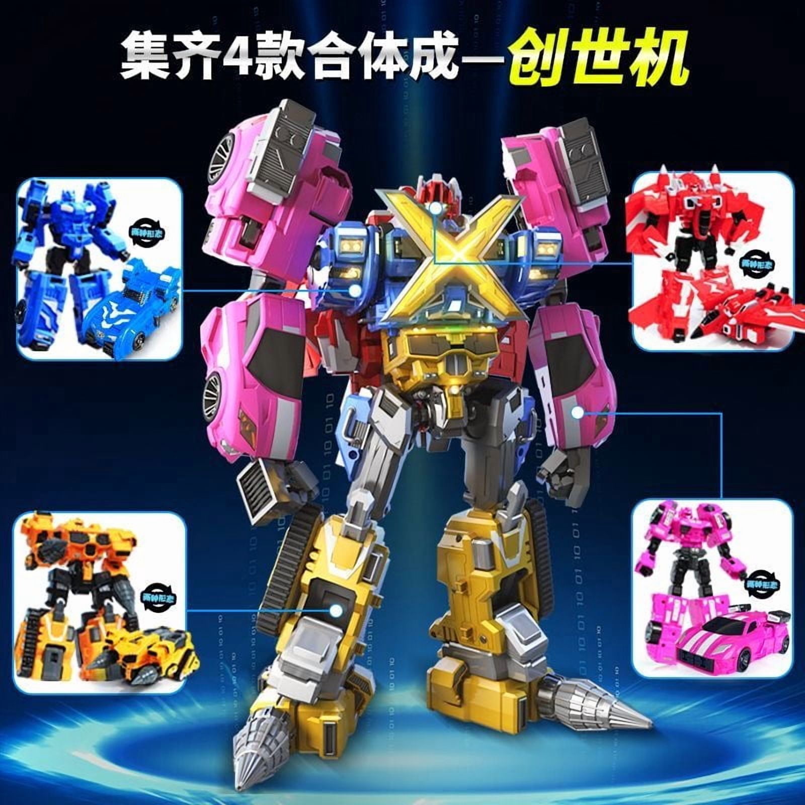 MiniForce X-Tron Ranger Vehicle Robot Car Bot Figure 4 in 1 Combiner