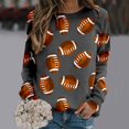 thumbnail image 1 of WILLBEST essentials Hoodies Womens Daily Home Outdoor Workout Solid Long Sleeve O Neck T Shirt Top Printed Sweatshirt lit Hoodies, 1 of 4