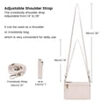 thumbnail image 7 of SENDEFN Small Crossbody Bags for Women Trendy Clutch Purse PU Leather Shoulder Bags with Adjustable Strap, 7 of 7