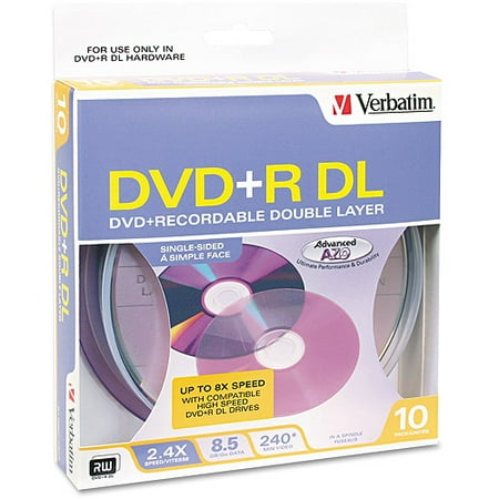 DVD+R DL 8.5GB 10PK SPDL