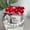 Red, variant on KUMHONW 1 Pcs Wildflower Gift Bag Mini Floral Cielito Lindo Burlap Tote for Christmas Wedding Bridal Party Favor (Purple)