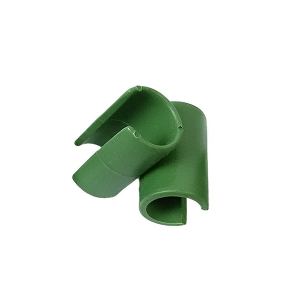 Bewildely 40 piezas casa jardín invernadero enrejado conectores tomate pepino berenjena marco jaula ABS conector Accesorios Jardín y Patio 11 mm