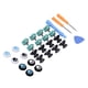 thumbnail image 4 of Kit de Reparación para Xbox One Controlador, Joysticks Analógicos 3D Tapa de Silicona con Palanca de Mando con Destornillador T6 T8 Piezas de Repuesto del Controlador para(QM21070991 (pata de gato)), 4 of 8