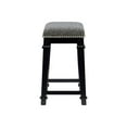 thumbnail image 4 of Riverbay Furniture 25" Retro Wood Backless Counter Stool in Black, 4 of 8
