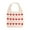 Beige(red heart), variant on Crochet Shoulder Bags for Women Summer Beach Tote Bag Boho Knitted Handbags (Green)