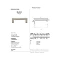 thumbnail image 2 of Alno A420-4-BRZ Block 4" Cabinet Pull Bronze, 2 of 2