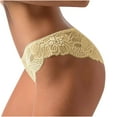 thumbnail image 6 of ibuvkizy Panties for Women Sexy Cute Bowknot Design Crochet Full Lace Panties Low Waist Briefs,Women Panties,Womens Underwear, 6 of 7