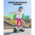 thumbnail image 6 of Gyroor Self Balancing Scooter New G13 All Terrain Balancing Scooter with LED Lights, Self Balancing Off Road with Bluetooth for Kids ages 6-12 and Adults-Black, 6 of 8