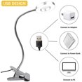 thumbnail image 4 of Lámpara de escritorio YONGSHENG USB 7w 48 LEDs 3 Colores 10 regulables Negra, 4 of 5