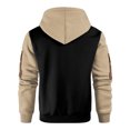 thumbnail image 4 of QHRMKOG Men's Hoodies Long Sleeve Drawstring Hooded Sweatshirts with Pockets Essentials Sport Shirts Winter Casual Pullover Top Black M, 4 of 4