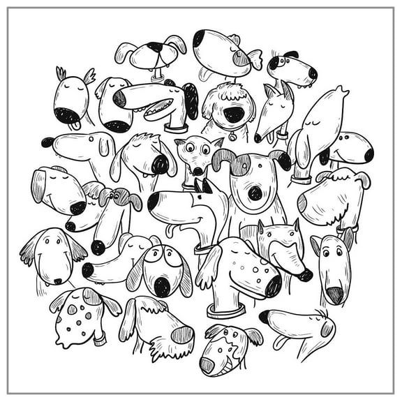 Funny Dogs Background Silicone Clear Seal Stamp for DIY Scrapbooking Embossing Photo Album Decorative