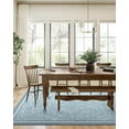 thumbnail image 5 of Jamfeel 5x8 Area Rugs for Living Room Modern Abstract Print Carpet Soft Low Pile Washable Rugs Bedroom, Home Decor, Blue, 5 of 7