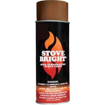 Forrest Paint Stove Bright High Heat Spray Paint Gloss - Washable - 12.75 oz, Brown