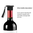 thumbnail image 2 of OFFIGAM Graduation Bottle Toppers Black Non-Woven Fabric Decorations for Graduation Party, 20pcs Friends Celebration Supplies, 2 of 11