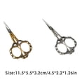 thumbnail image 4 of Moyic Tijeras para coser ropa, estilo europeo, punto de cruz, costura, bordado, patrón de flores, aleación, artesanía profesional a medida Artesanía Oro Moyic HA066269-01, 4 of 6