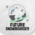 thumbnail image 4 of Inktastic Snowboarding Future Snowboarder Childs Boys or Girls Baby Bib, 4 of 4