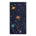 thumbnail image 2 of XYZCANDO Planet and Star Patterns Car Seat Protector Towel Cover, Washable Towel Seats Cover Non Slip Breathable for SUVs Cars, 2 of 10